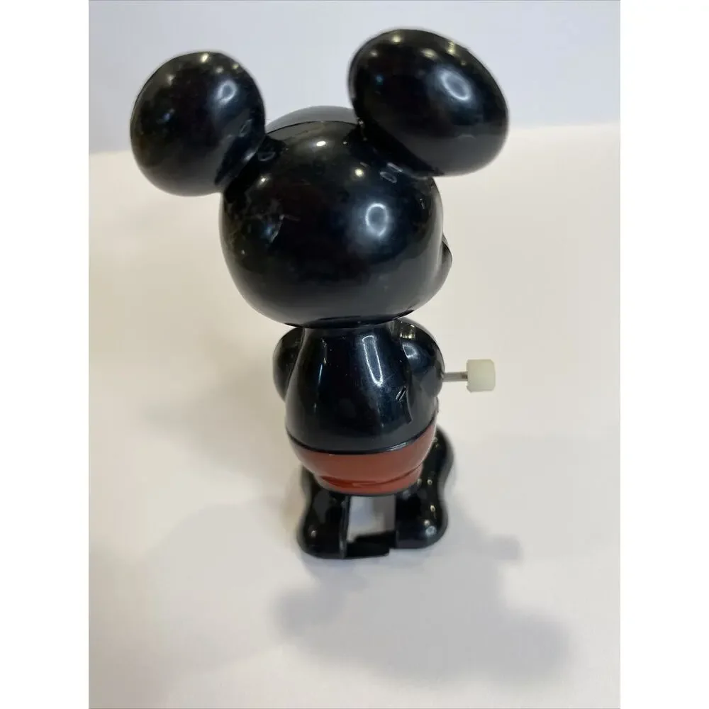 VINTAGE TOMY Wind-Up Plastic Toys Mickey Mouse 1977 78 79 Skating Girl Truck